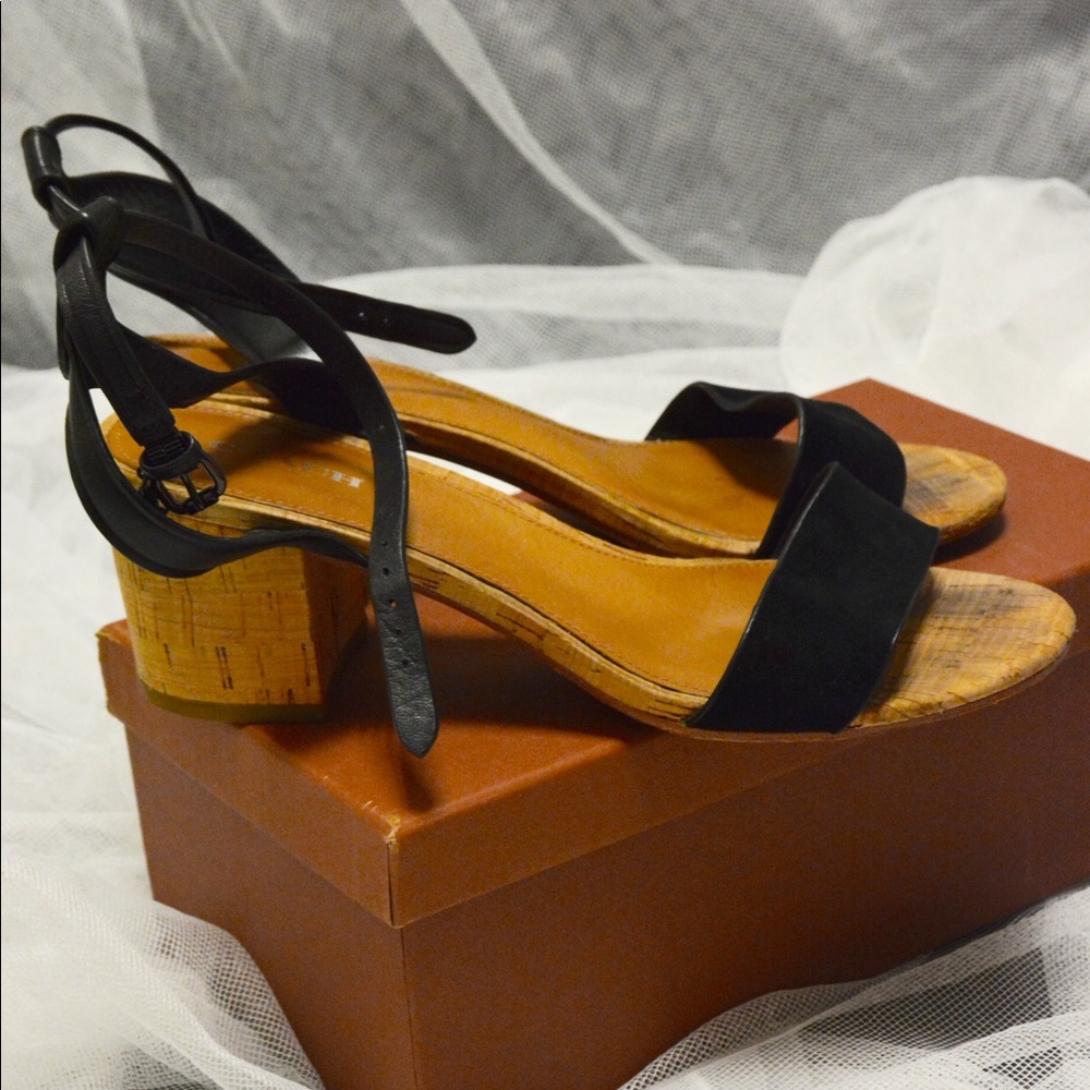 COACH mid heel sandals